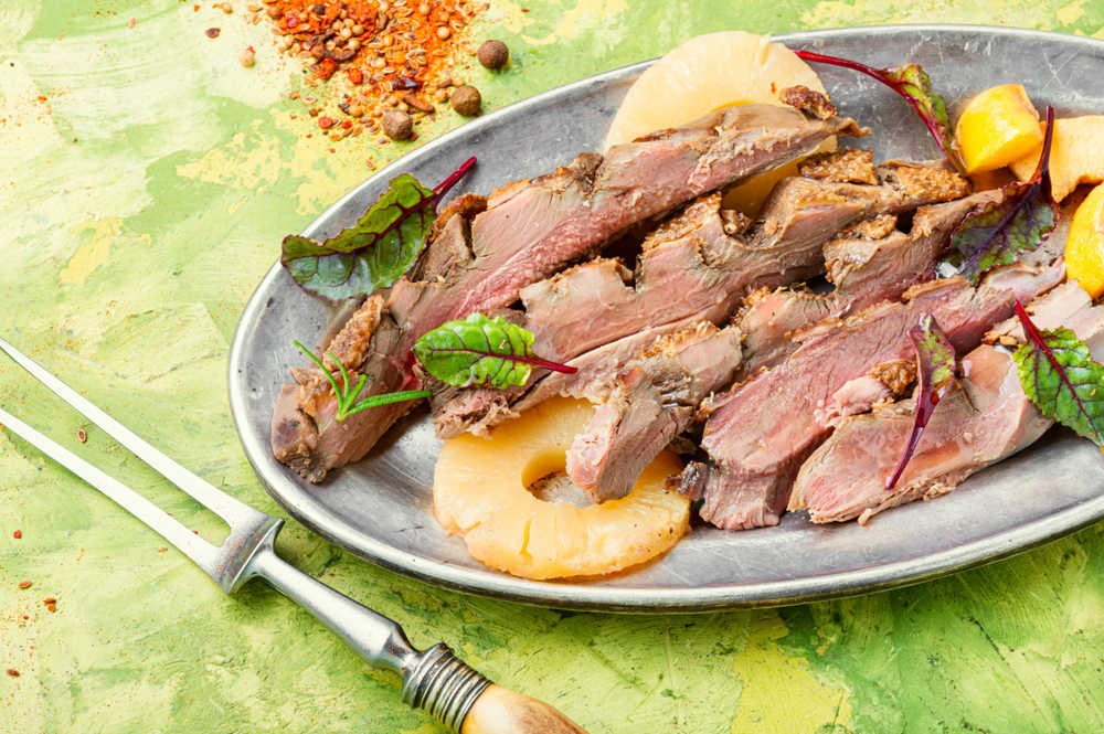 BBQ-Canard-ananas